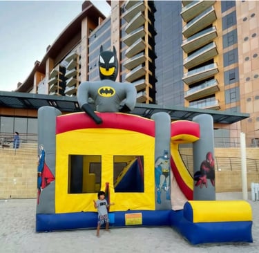 batman bouncy castle , super hero bouncy castle, 