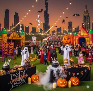 Halloween party dubai, games for halloween parties, halloween in dubai,