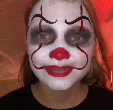 Halloween face painting, Halloween theme face painting in dubai