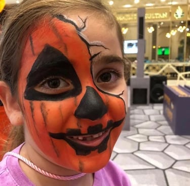 face painting for halloween , halloween event face painting