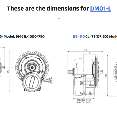 dimensions dm01l
