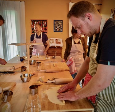 Roll the pasta in Verona