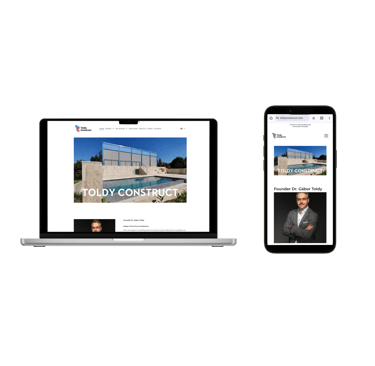 Építőipari weboldal 3