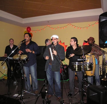 Peter Schroeder - Pianist with Adonis Puentes Band. New Year's Eve performance - Victoria, BC.