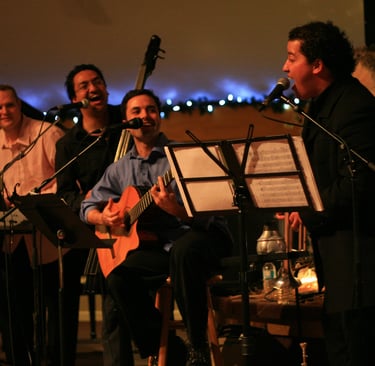 Peter played  "El Quarto De Tula" with his Salsa Band VanCuba (featuring Miguelito Valdes-trumpet/vo