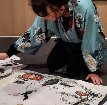 demonstration peinture chinoise