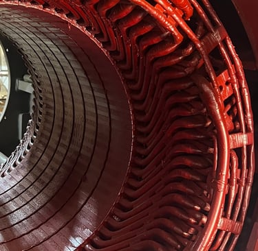 Form wound medium voltage motor