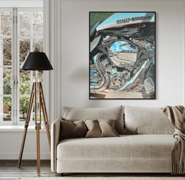 Harley Davidson large interior