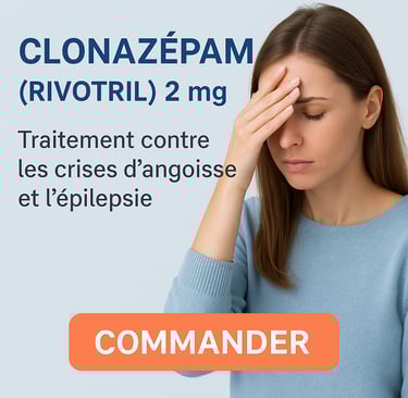 Acheetr Rivotril Clonazepam en ligne