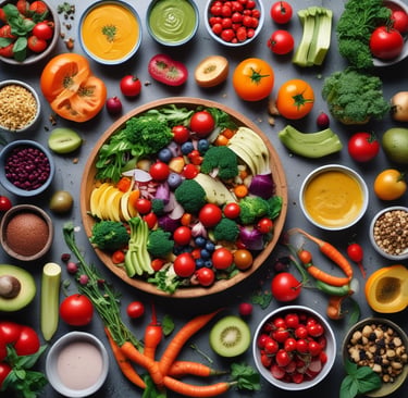 sliced fruits on plate
