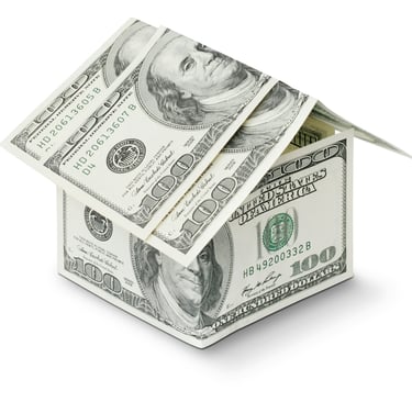 Illustration showing your home as equity money  