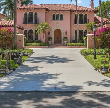 Residential Driveway extension in Coral Gables, FL