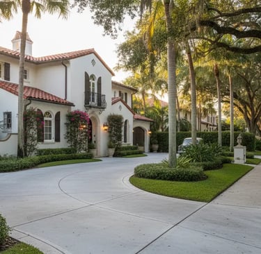 Concrete Driveway in Coral Gables, FL