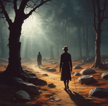 A serene landscape of Segovia, Antioquia, showcasing lush greenery and soft hills.