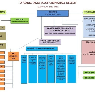 Organigrama școlii
