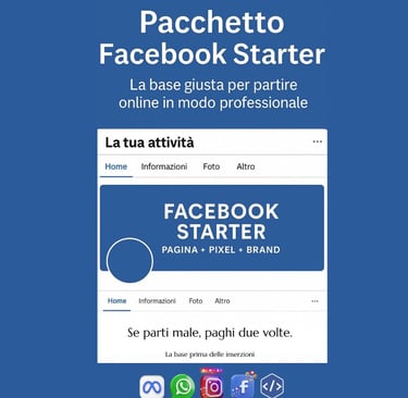 a facebook page with a facebook page and a facebook page