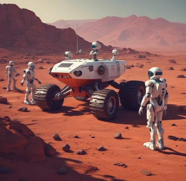 Graphic showing a progress bar with AI course modules completed.