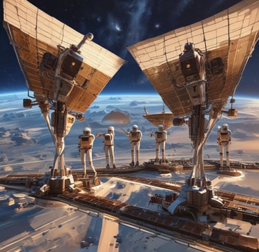 Graphic showing a progress bar with AI course modules completed.