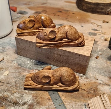 sculpture souris / aubin thiriat