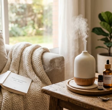 como usar aceite esencial en un difusor