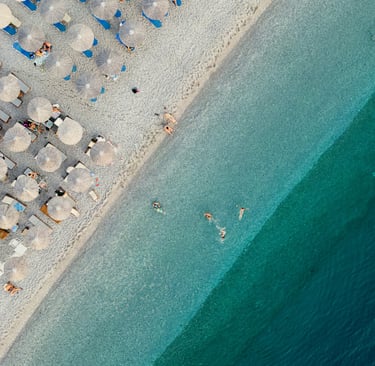 Skopelos beach blue
