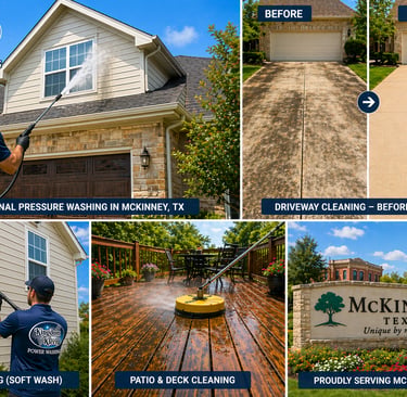 Professional Pressure Washing in McKinney, TX