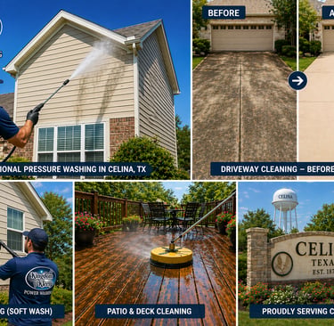 Pressure Washing Services in Celina, TX