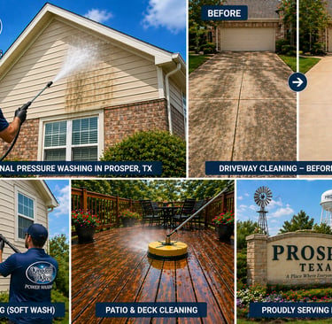 Professional Pressure Washing in Prosper, TX