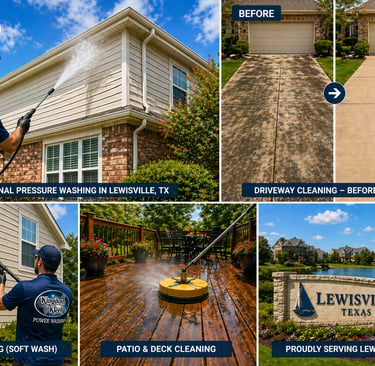 Professional Pressure Washing in Lewisville, TX