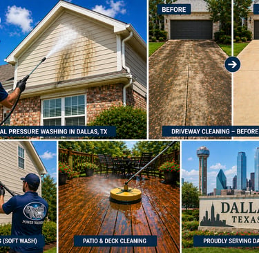 Professional Pressure Washing in Dallas, TX