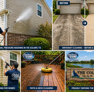 Pressure Washing Services in The Colony, TX