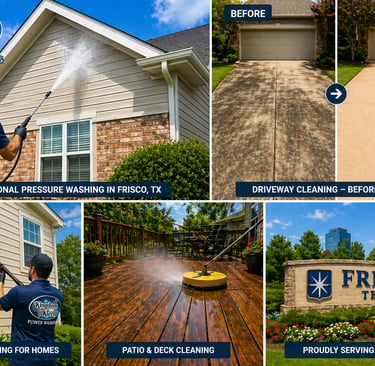 Professional Pressure Washing in Frisco, TX