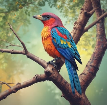 colourful bird