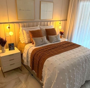 Cobre leito CASAL 3 Peças Pompom 300 fios Micropercal Colcha dupla face 2,40x2,20