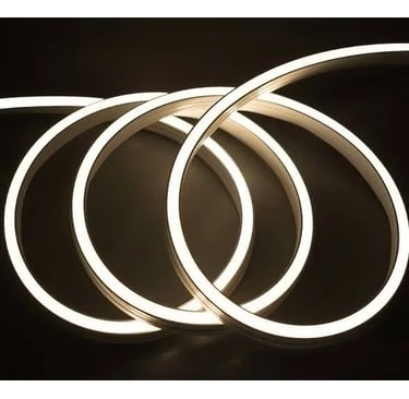 Mangueira Fita LED Neon Flex Branco Quente 3500K 110v/220V Metros