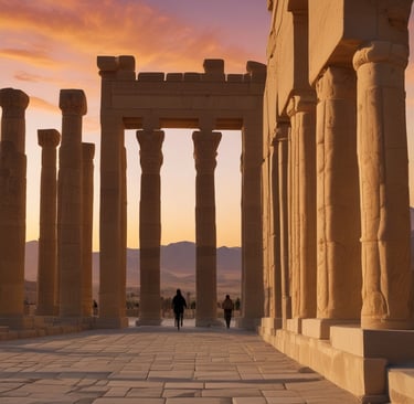 A travel agent assisting clients with visa applications.