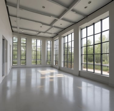 Bright living room with modern inventory