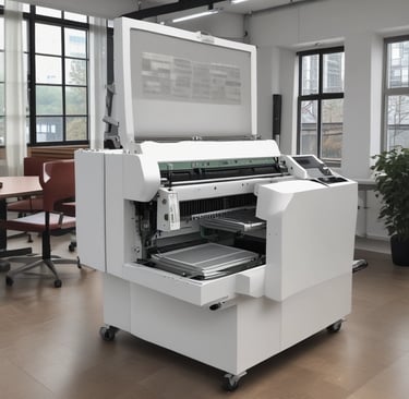 High-quality printing solutions displayed in a sleek environment.