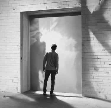 photo of white staircase