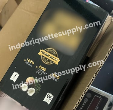 1KG Inner Box Packaging Full Color inside master box Coconut charcoal