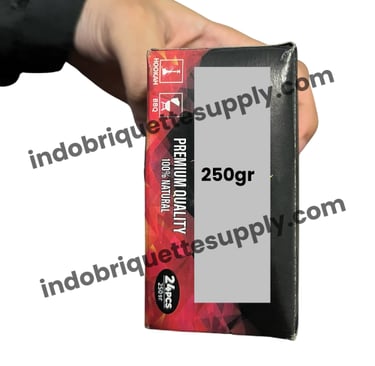 250gr Inner Box Packaging Full Color Rectangle Coconut Charcoal