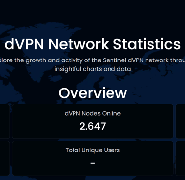 Sentinel DVPN stats