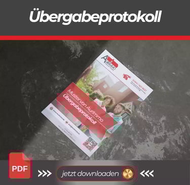 Bild eines Muster-Übergabeprotokolls von AurImmo, verfügbar zum Download auf der AurImmo-Webseite.