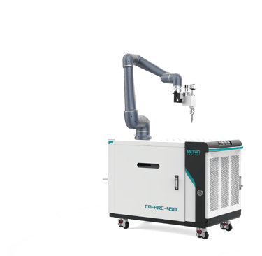 Estación de soldadura por láser Estun modelo RFL-C2000H con robot colaborativo.
