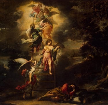 'Jacob's Dream' by Bartolomé Esteban Murillo 1660-