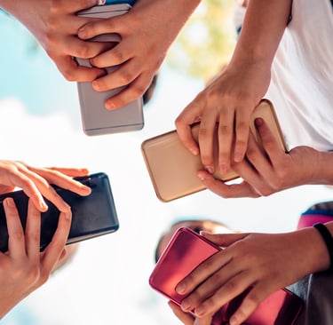 Kids on the mobile devices