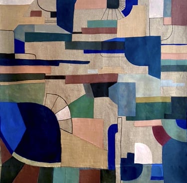 textile painted carpet