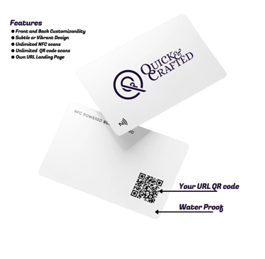 Digital Business Card PVC with quick and crafted logo