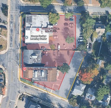 Google Maps aerial shot of proposed S-1 Senior Overlay