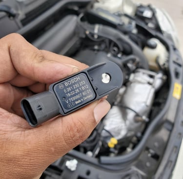 sensore map smontato